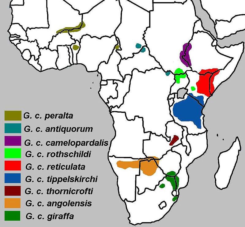 Carte sousespeces